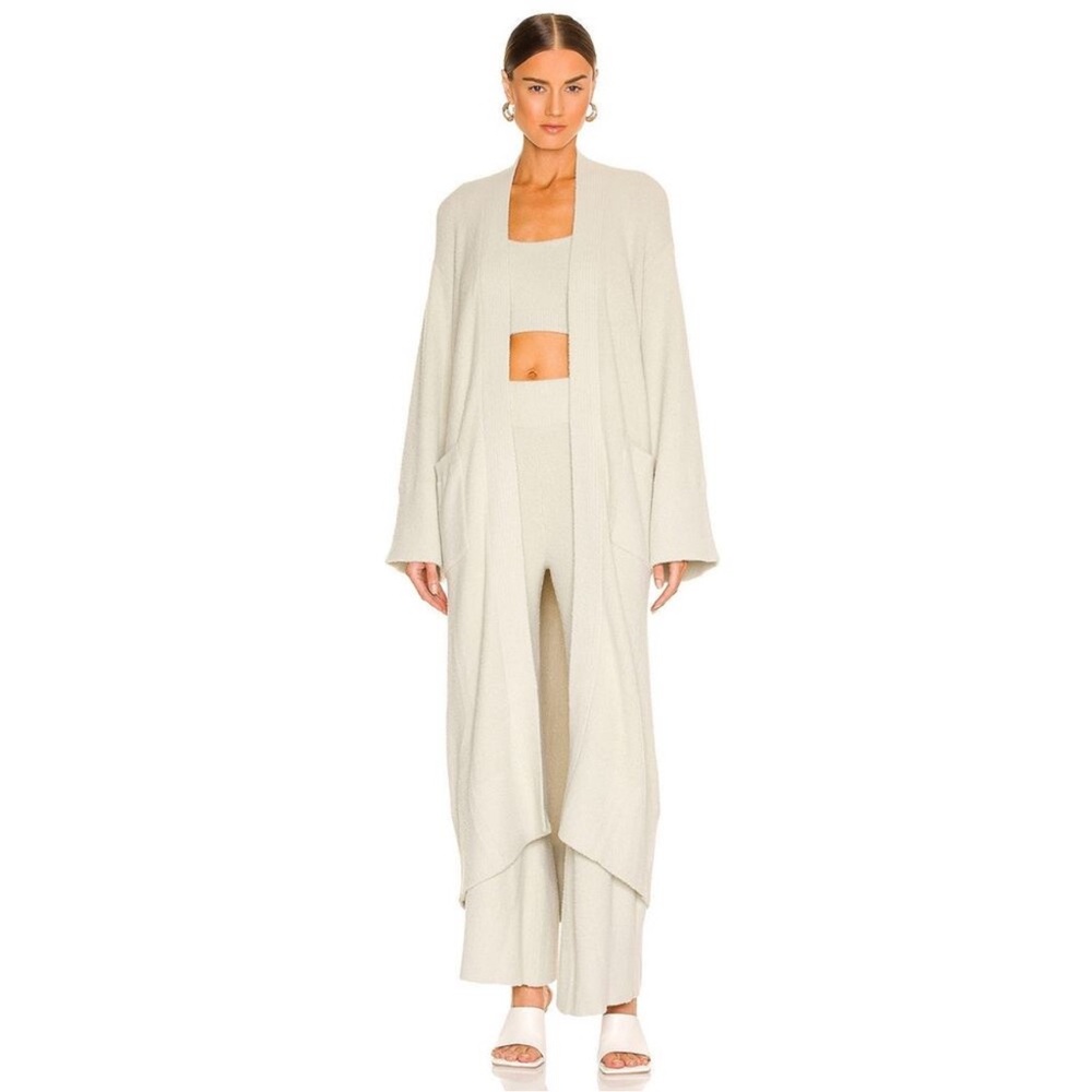 L'Academie Blayke and Aarya Moss Gray Straight Leg Pant and Bra Set